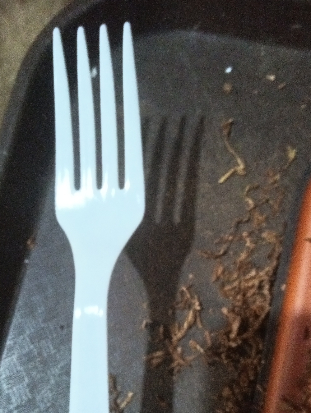 Light Blue Plastic Fork - Disposable Dinnerware